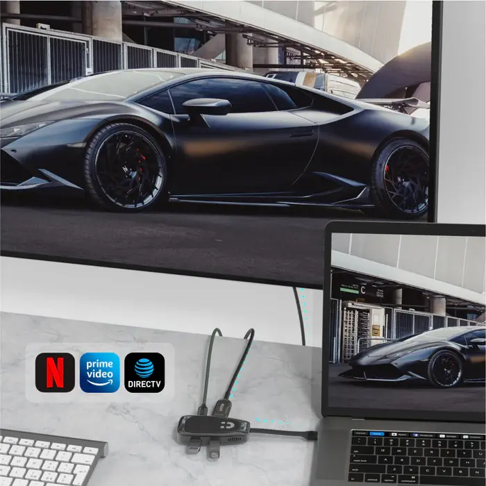 Unitek D1053A USB HUB, 4-in-1 USB-C 10Gbps Hub