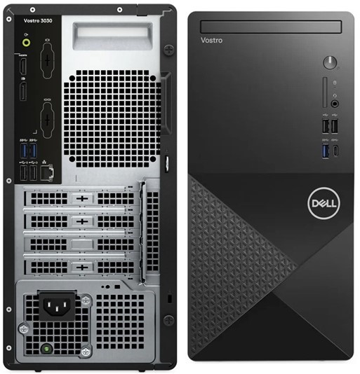 Dell Vostro 3030 MT PC, Core i5-14400/8GB/512GB SSD/Intel UHD 730/WLAN + BT/1xHDMI,1xDP, Kb/Mouse/180W PSU/Ubuntu/3Yr