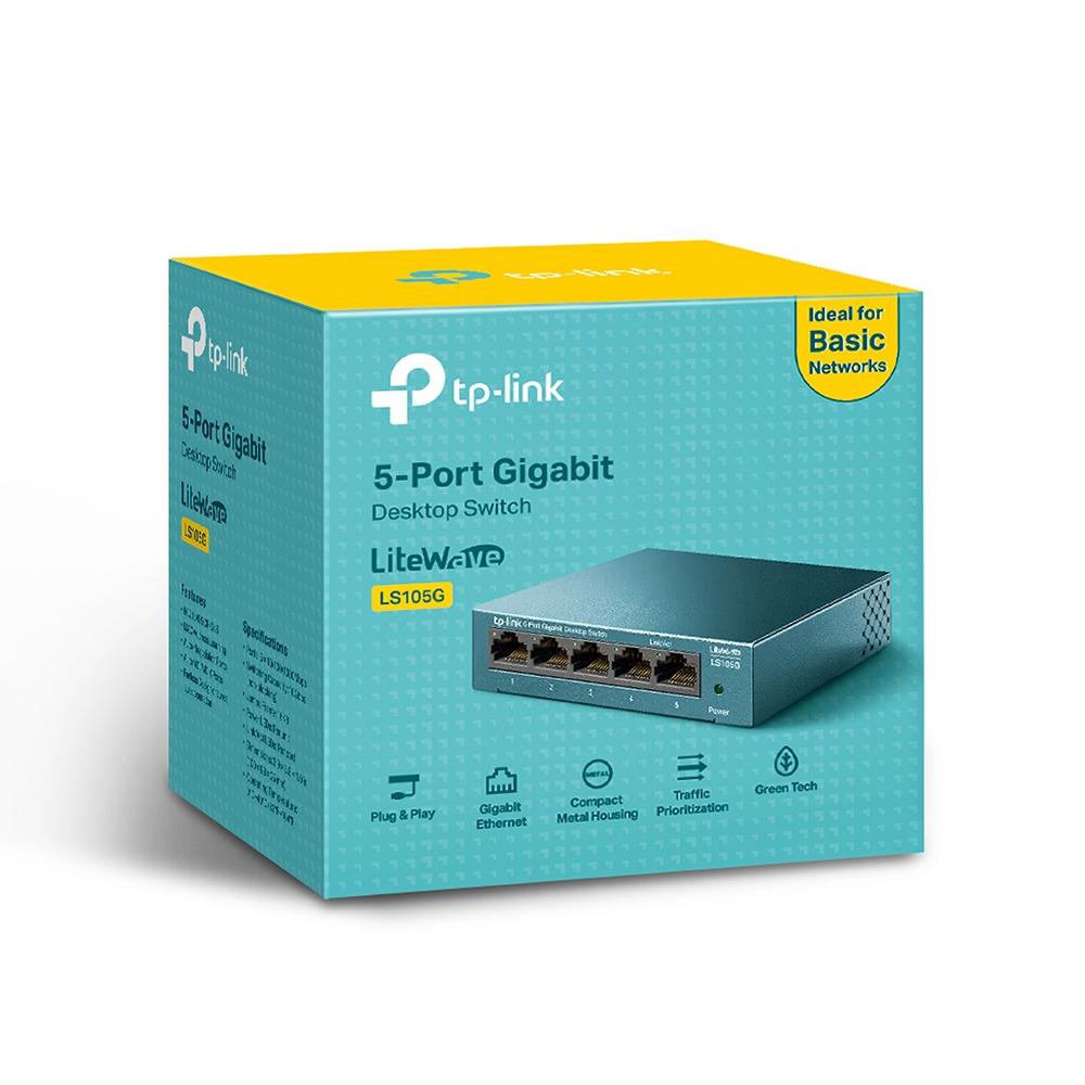 TP-Link LS105G, 5-Port Gigabit Switch
