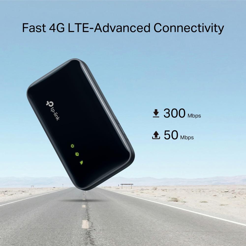 TP-Link M7400 Router, 300 Mbps LTE-Advanced Mobile Wi-Fi