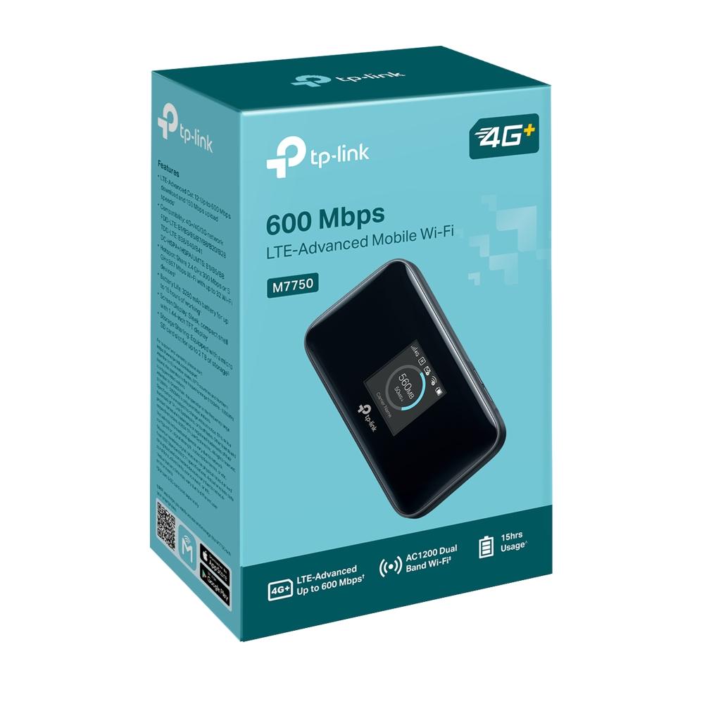 TP-Link M7750 Router, 600 Mbps LTE-Advanced Mobile Wi-Fi