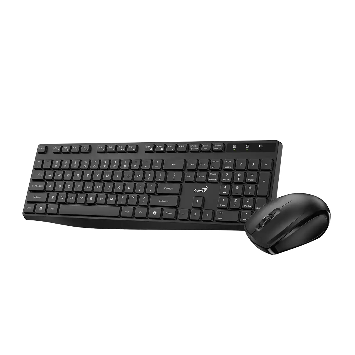 Genius KM-8206S, AI Copilot Key, Keyboard + Mouse, Black
