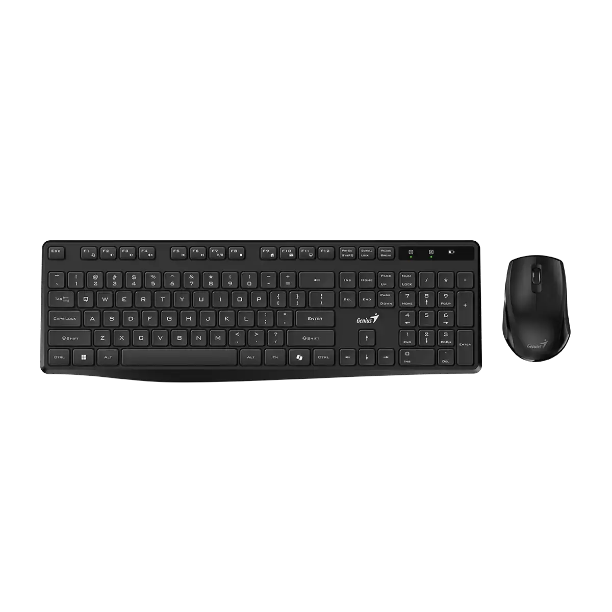 Genius KM-8206S, AI Copilot Key, Keyboard + Mouse, Black