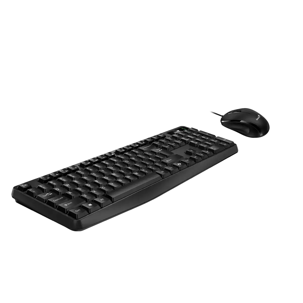 Genius KM-170 Keyboard, and Mouse (Combo) AI Copilot Key, Black