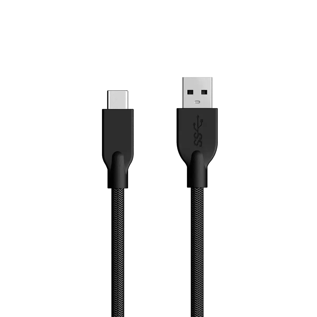 ACC-A2CC-3A Genius, Fast charging USB 3.0 1m, and sync a USB-C device from any USB-A charger, Black