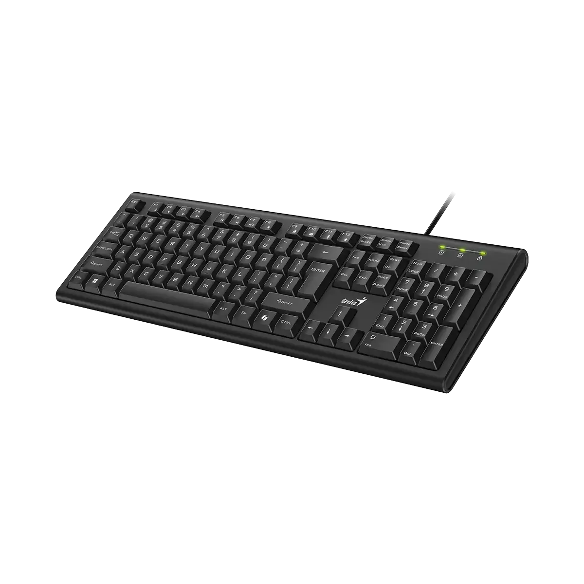 Genius KB-113 Keyboard, Copilot, Multimedia, Black