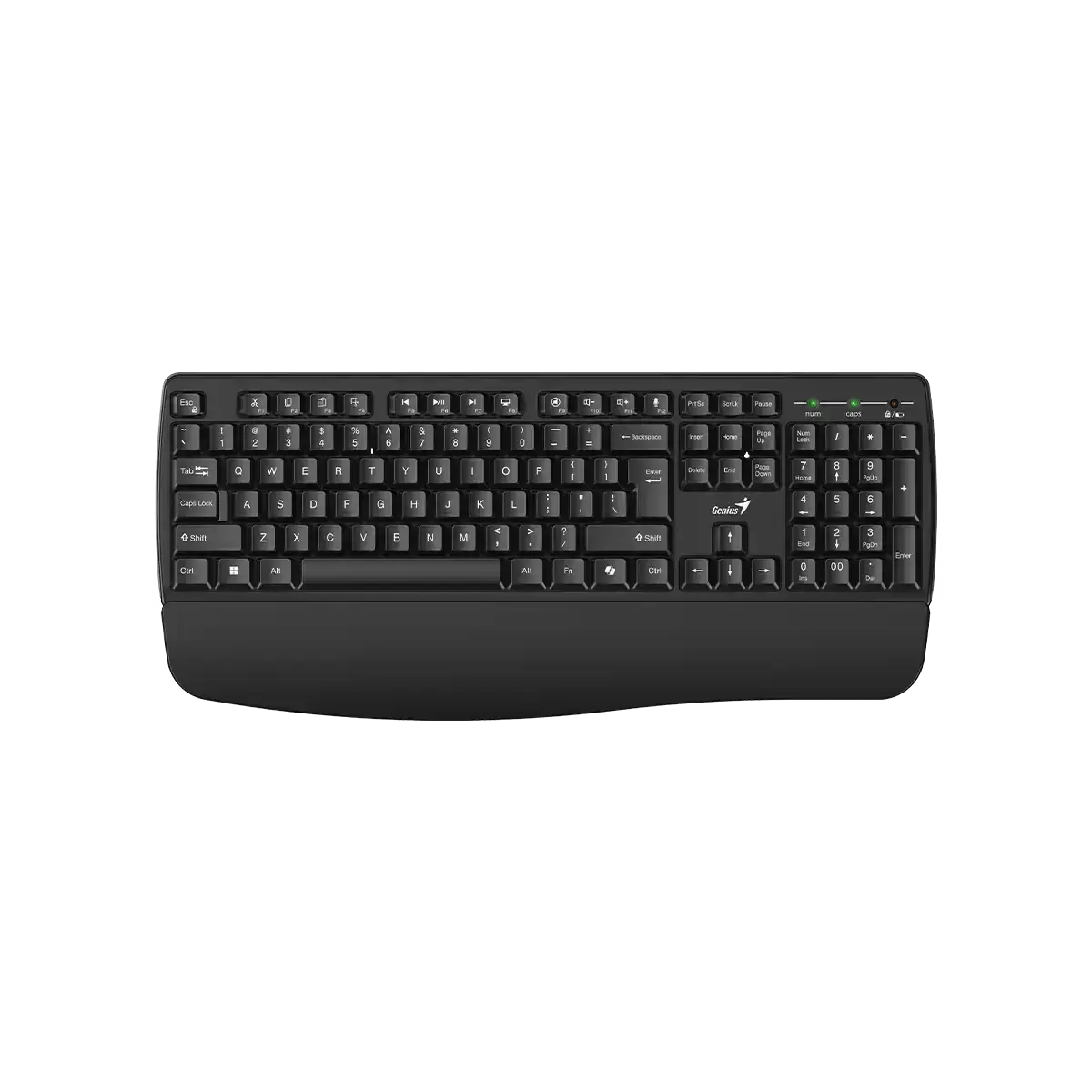 Genius KB-7123 Keyboard, AI Copilot, Black