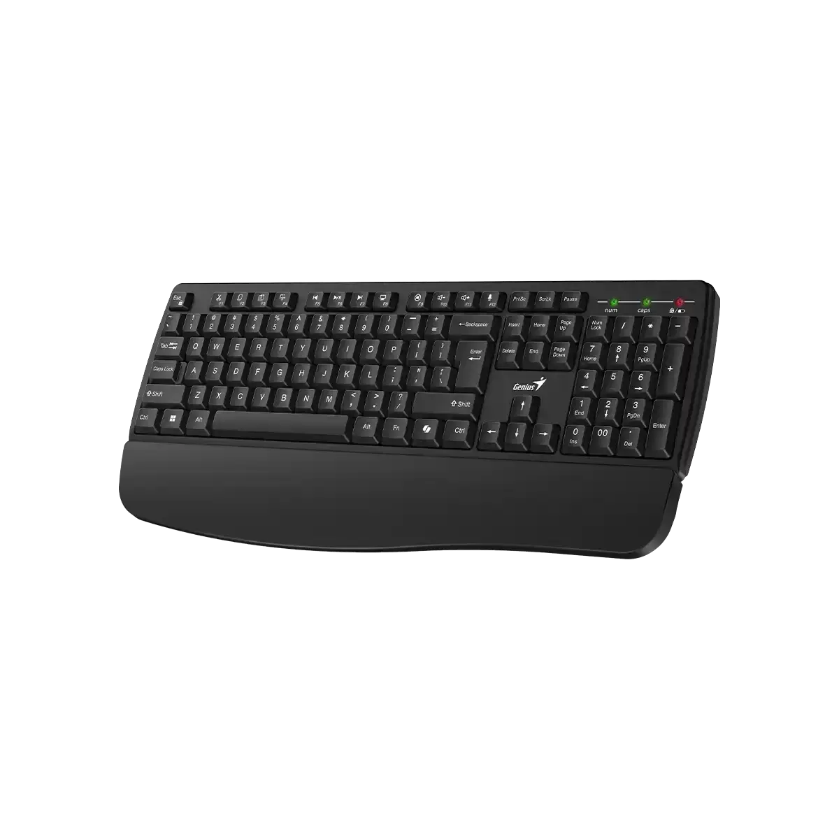Genius KB-7123 Keyboard, AI Copilot, Black
