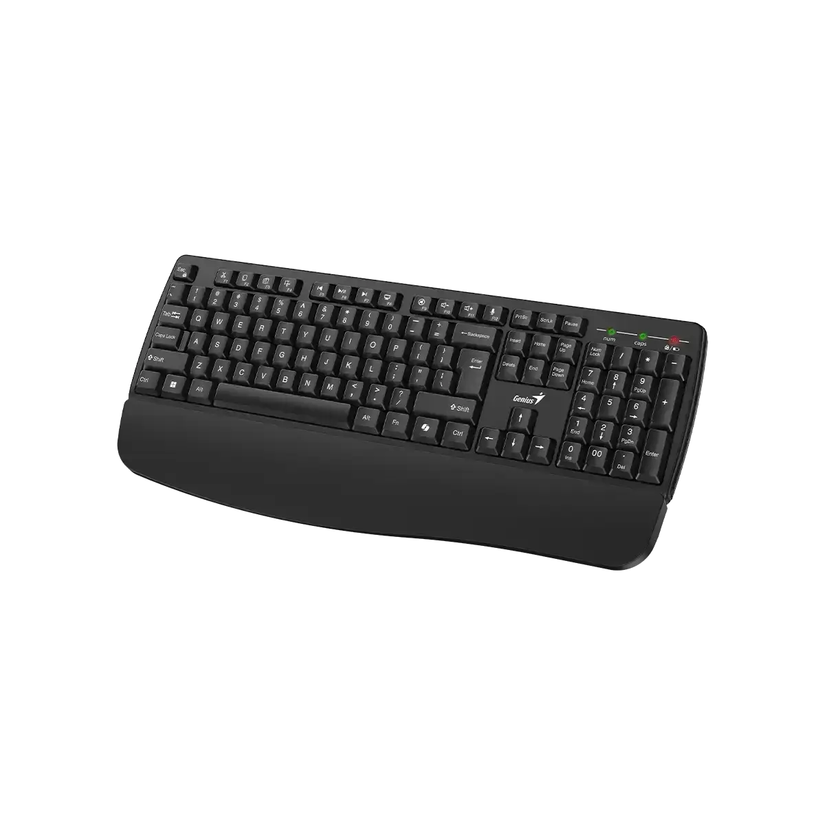 Genius KB-7123 Keyboard, AI Copilot, Black