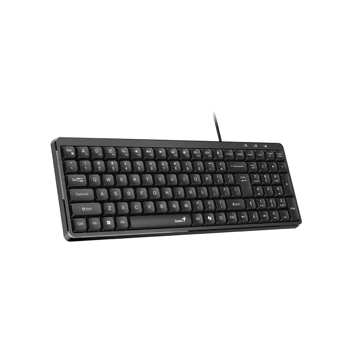 Genius LuxeMate 120 Keyboard, AI Copilot Key, Black