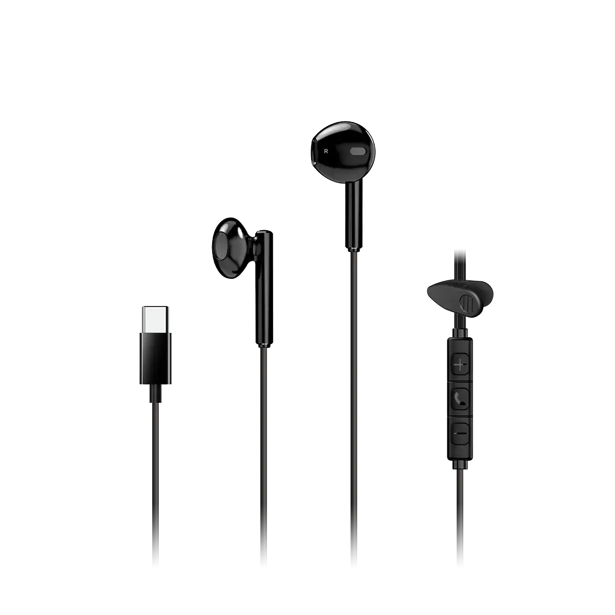 Genius HS-M366 In-ear Headset USB-C Black