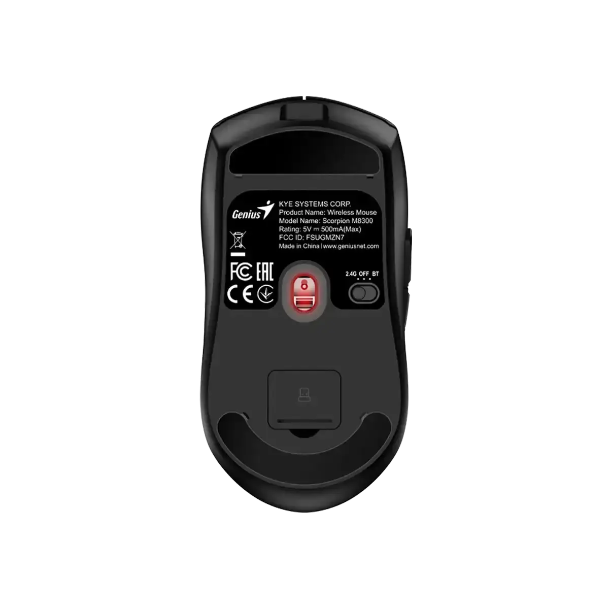 Genius Scorpion M8300 Mouse, AI Copilot, Black