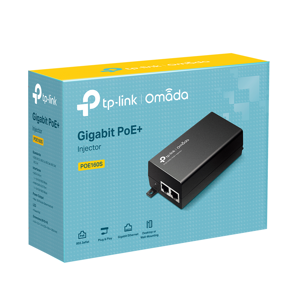 TP-Link POE160S Adapter, PoE+ Injector