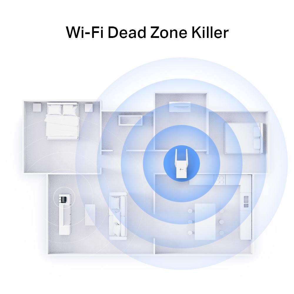 TP-Link RE705X, Range Extender, AX3000 Mesh WiFi 6 Extender