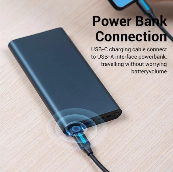 CDWB0 Vention USB 2.0 Male to USB-C Female Adapter Black PVC Type