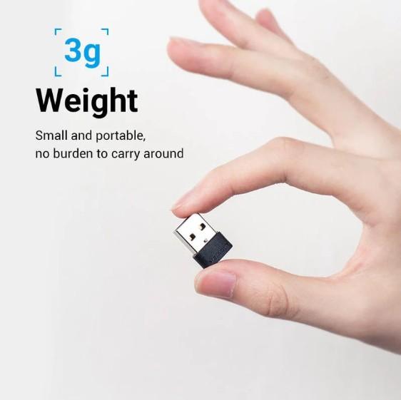 CDWB0 Vention USB 2.0 Male to USB-C Female Adapter Black PVC Type