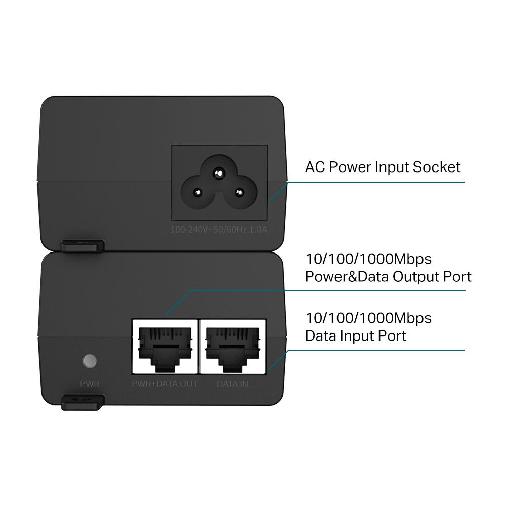 TP-Link POE160S Adapter, PoE+ Injector