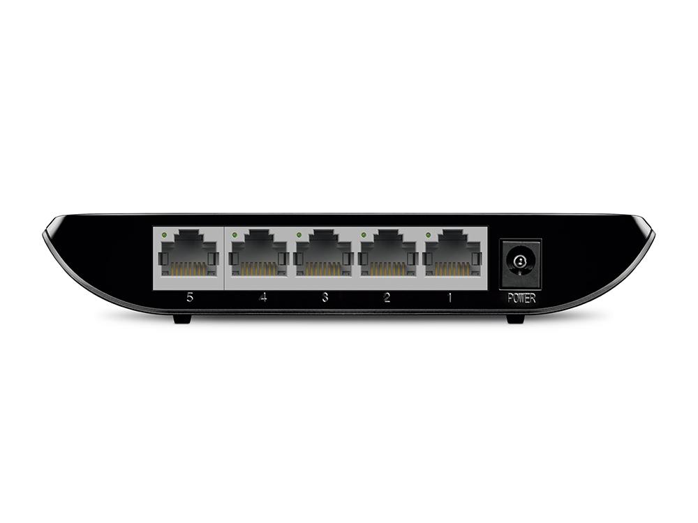 TP-Link TL-SG1005D, 5-port Gigabit Switch, 5 10/100/1000M RJ45 ports, plastic case
