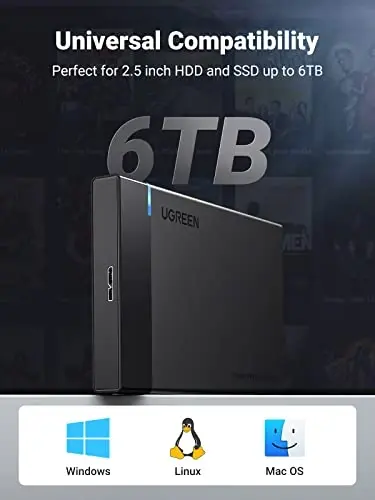 US221 UGREEN ( 30848) 2.5 Inch Hard Drive USB 3.0 to SATA, Micro USB 3.0 Cable