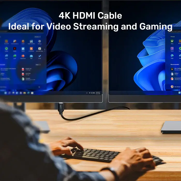 C11079BK Unitek 2M, HDMI 2.0 Male to Male Cable