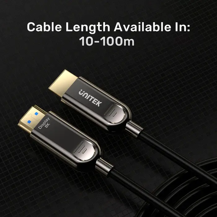 Unitek C11085GY01-10M Fiber Optic HDMI Cable 8K 60Hz 10M