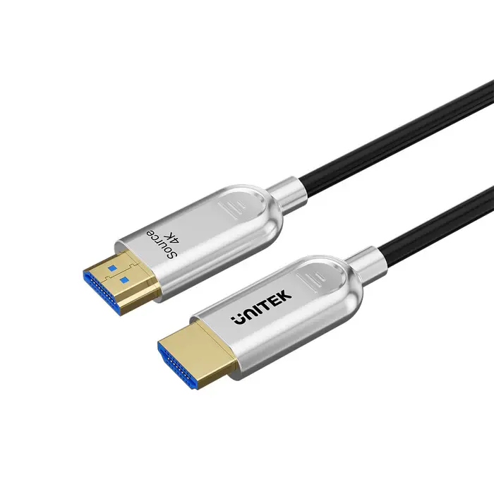 Unitek C11092A Cable, HDMI2.0 Active Optical Male to Male Cable 60M