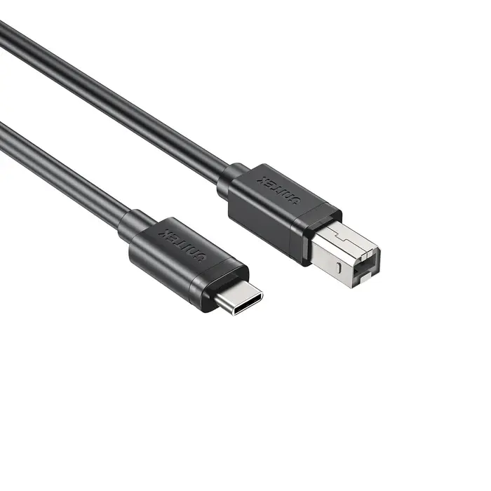 Unitek C14140ABK03-2M 2M, USB-C 480Mbps to USB-B Printer Cable