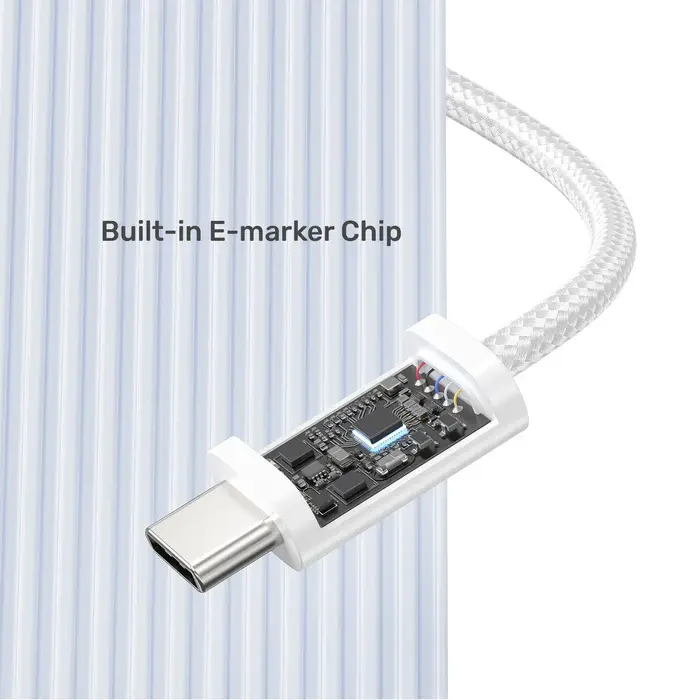 Unitek C14141AWH01-1M 1M, 100W Magnetic USB-C Charging Cable, White