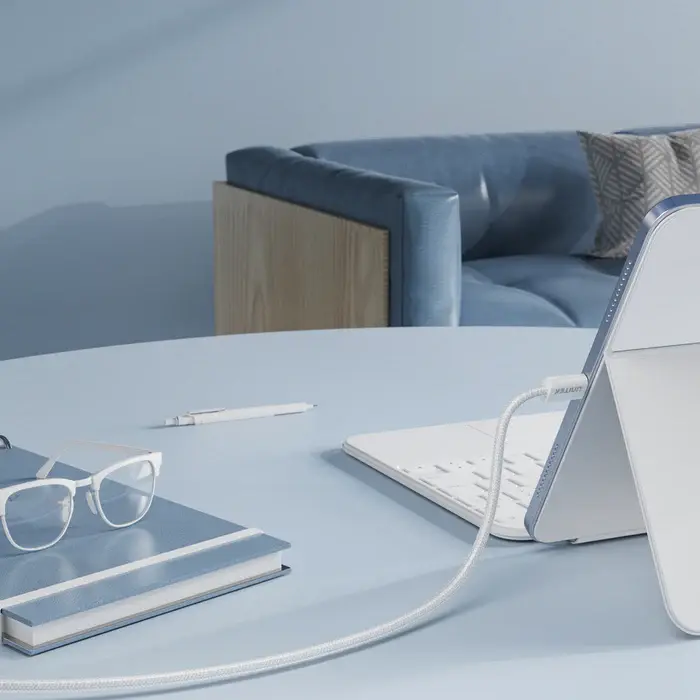 Unitek C14141AWH01-1M 1M, 100W Magnetic USB-C Charging Cable, White