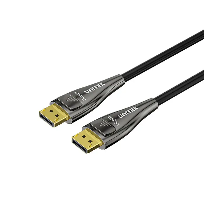 Unitek C1631ABK01-20M Fiber Optic DP2.1 Cable 16K 60Hz & 8K 120Hz 20M