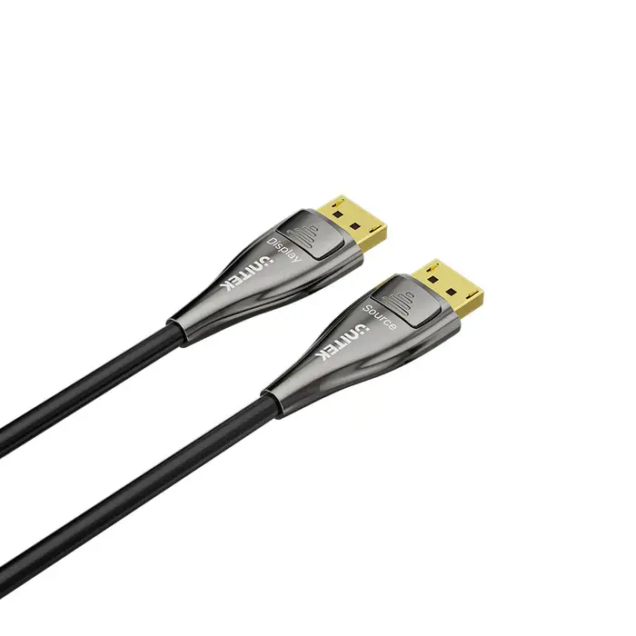 Unitek C1631ABK01-20M Fiber Optic DP2.1 Cable 16K 60Hz & 8K 120Hz 20M