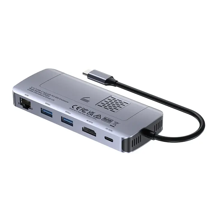Unitek D1120A USB HUB, 6-in-1 USB-C 10Gbps Hub