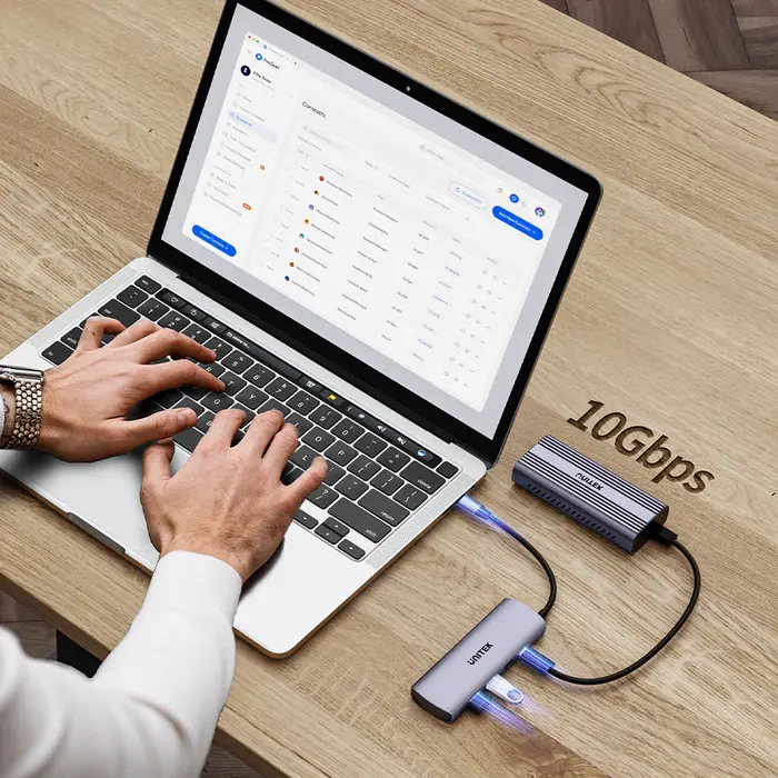 Unitek H1112E USB HUB, 4-in-1 USB-C 10Gbps Hub (4*USB-A)