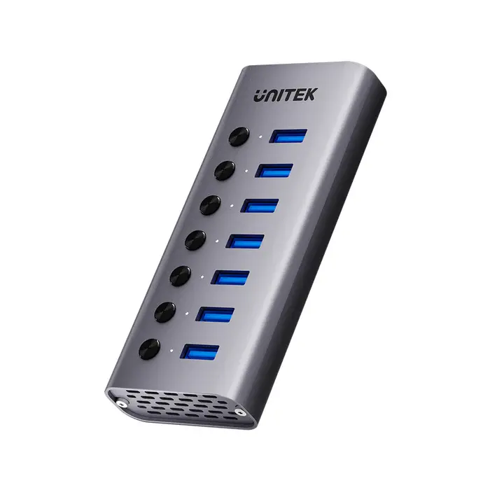 Unitek H1314A USB HUB, 7-in-1 USB-C 5Gbps Hub