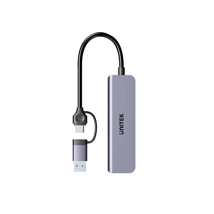 H1320A Unitek 5-in-1 USB-C 5Gbps Hub with USB-A Adapter