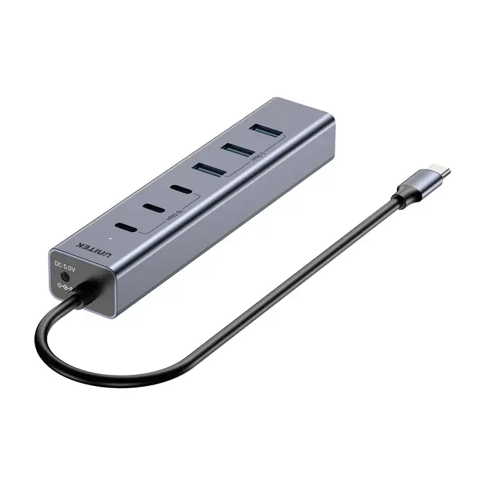 Unitek H1335A USB HUB, 7-in-1 USB-C 10Gbps Hub (3*USB-C 10Gbps+ 4*USB-A 5Gbps)