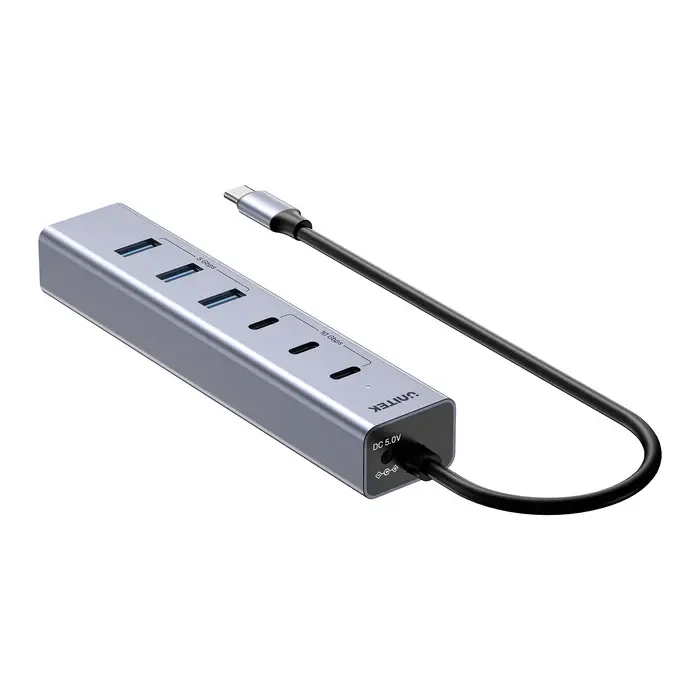 Unitek H1335A USB HUB, 7-in-1 USB-C 10Gbps Hub (3*USB-C 10Gbps+ 4*USB-A 5Gbps)