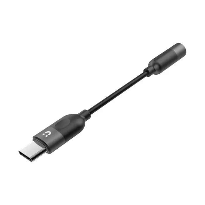 M1204A, Unitek USB-C to 3.5mm Audio Adaptor, Black Color, With Hi-Fi/DAC