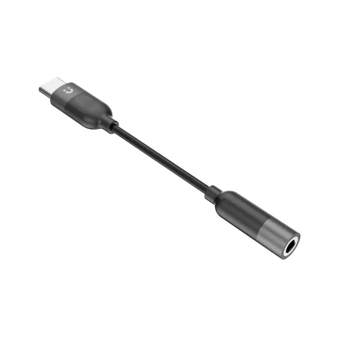 M1204A, Unitek USB-C to 3.5mm Audio Adaptor, Black Color, With Hi-Fi/DAC