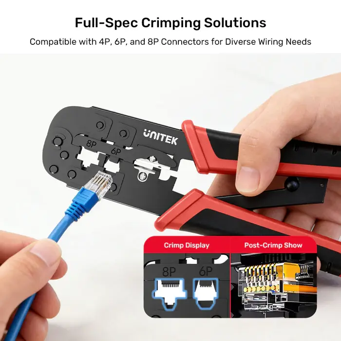 Unitek OT136A Tool, Network Crimping Tool