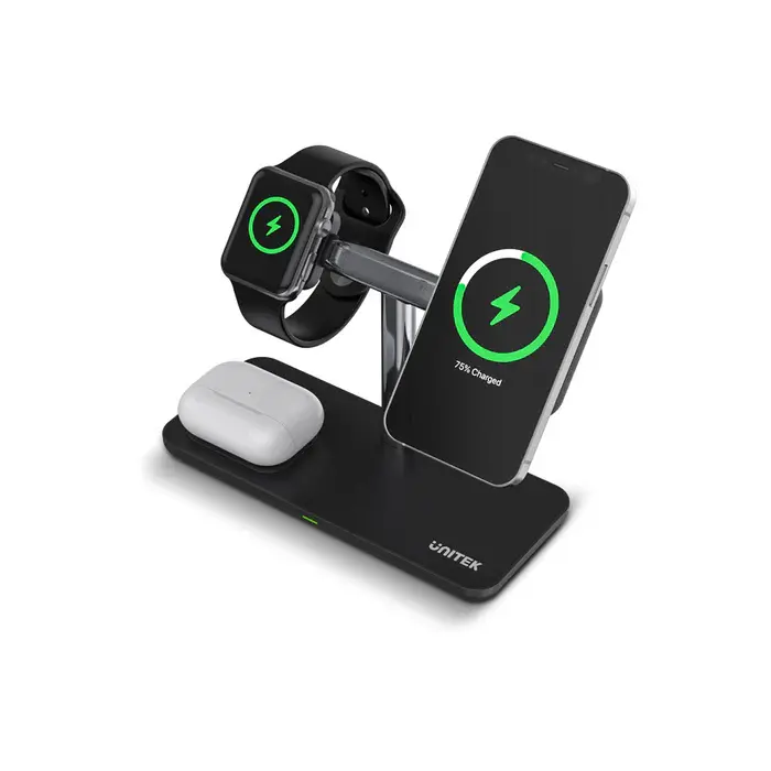 Unitek P1212A 3 in 1 Magnetic Wireless Charger