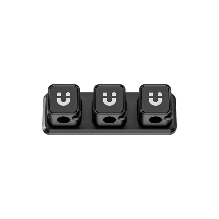 Unitek T1117A Cable Manager, Magnetic Cable Clips (3pcs Clips + 1pc Base per Box)