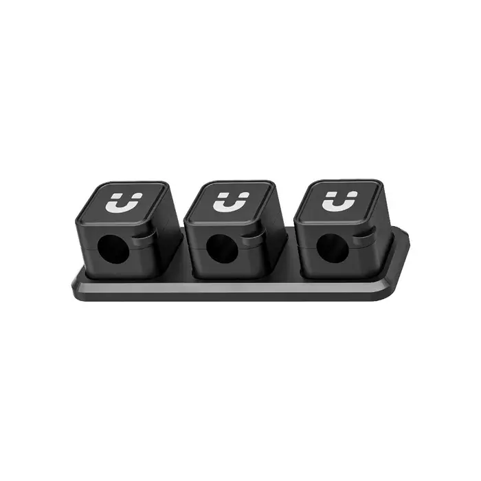 Unitek T1117A Cable Manager, Magnetic Cable Clips (3pcs Clips + 1pc Base per Box)