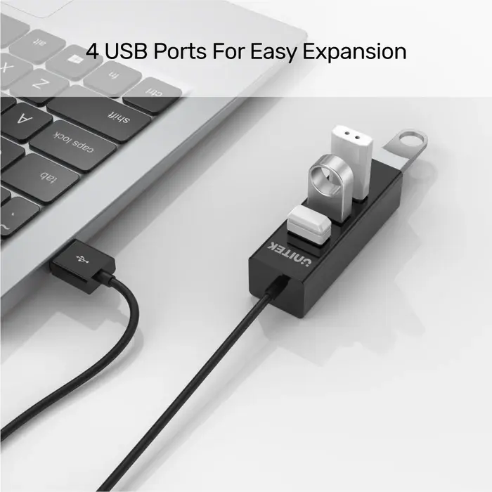Unitek Y-2140 USB HUB, 4 Ports USB 2.0 480Mbps (80cm Cable)