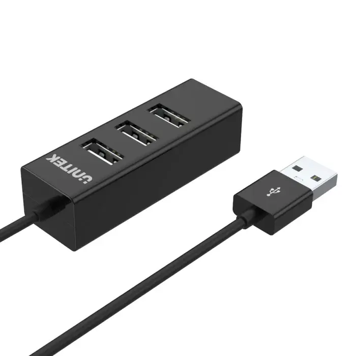 Unitek Y-2140 USB HUB, 4 Ports USB 2.0 480Mbps (80cm Cable)