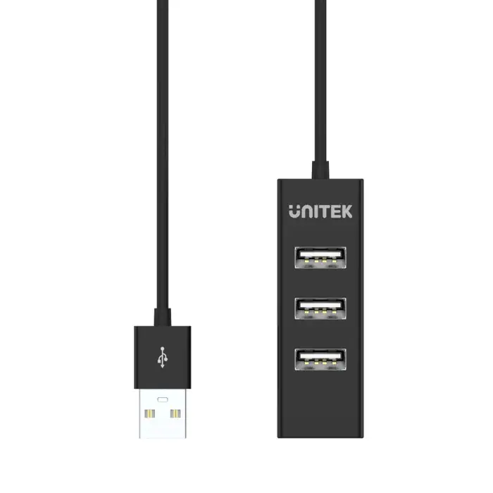 Unitek Y-2140 USB HUB, 4 Ports USB 2.0 480Mbps (80cm Cable)