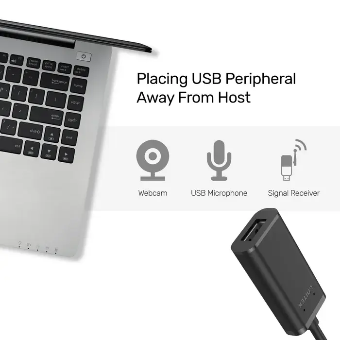 Y-277, Unitek 5M, USB2.0 Active Extension Cable
