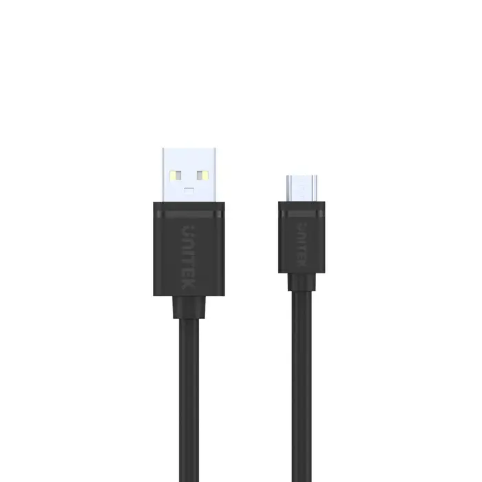 Y-C451GBK Unitek USB 2.0 to Micro USB Charging Data sync Cable, Black, 1M, 0.25Y
