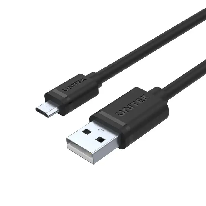 Y-C451GBK Unitek USB 2.0 to Micro USB Charging Data sync Cable, Black, 1M, 0.25Y