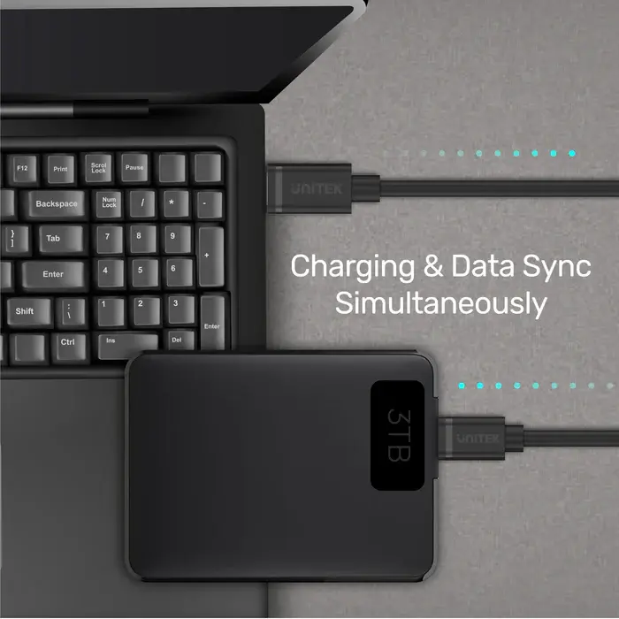 Unitek Y-C473BK Cable, Type C to Micro USB Charging, with Data